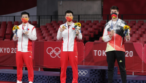 올림픽 탁구 남자단식 금메달