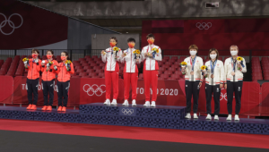 올림픽 탁구 여자단체전 금은동